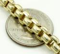 14k yellow gold italian super xl box chain 24-30 inch 6.8mm