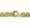 14k yellow gold italian super xl box chain 24-30 inch 6.8mm