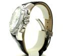 Mens aqua master white stainless steel diamond watch 0.12ct
