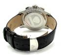 Mens aqua master white stainless steel diamond watch 0.12ct