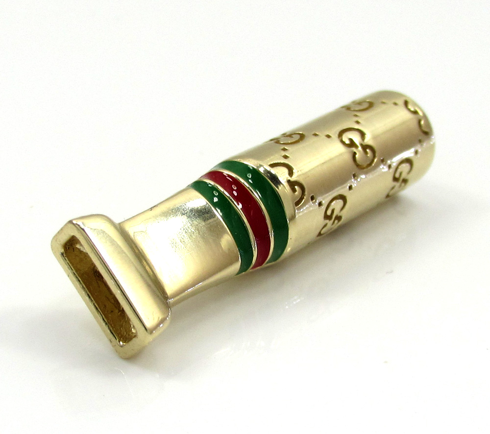 10k yellow gold gucci blunt tip