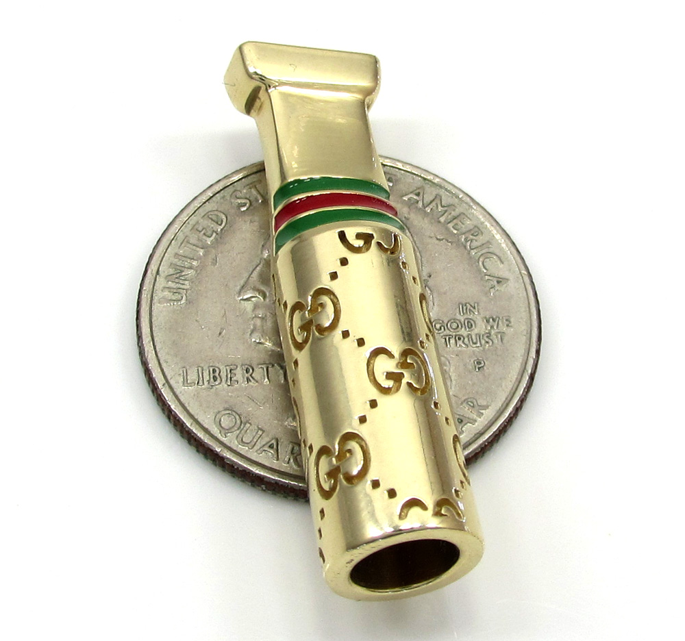 Imperial franja Empleador Buy 10k Yellow Gold Gucci Blunt Tip Online at SO ICY JEWELRY
