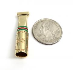 10k yellow gold gucci blunt tip