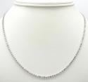 14k gold moon cut bead chain 16-30 inch 1.8mm