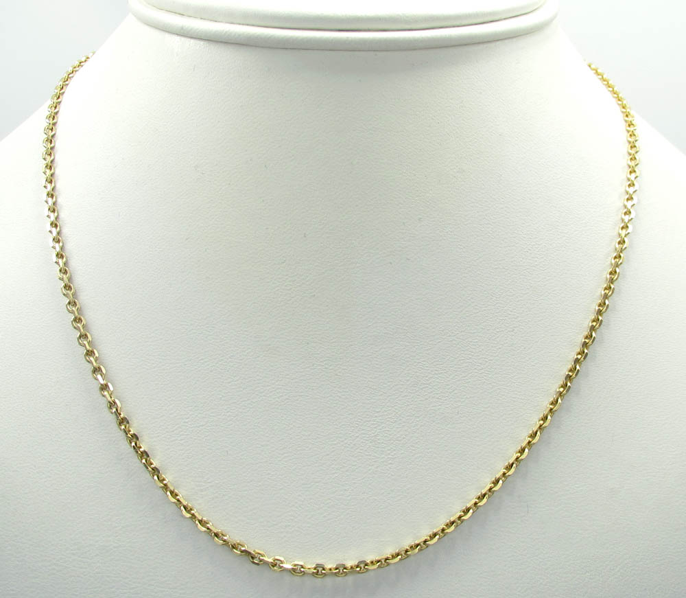 20 INCH STAINLESS STEEL SILVER  5MM CABLE LINK CHAIN NECKLACE 