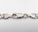10k white gold solid cuban chain 22 inch 4.60mm
