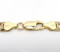 10k yellow gold puffed mariner chain 20-26 inch 6.30mm