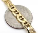 10k yellow gold mariner bracelet 8.50 inch 6.20mm