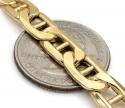 10k yellow gold mariner bracelet 9.00 inch 7.80mm
