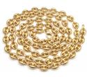 10k yellow gold puffed mini gucci hollow chain 16-30 inch 6.50mm