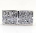 10k gold 5 row diamond earrings 0.16ct