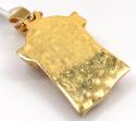 14k yellow gold jesus piece diamond pendant 2.50ct