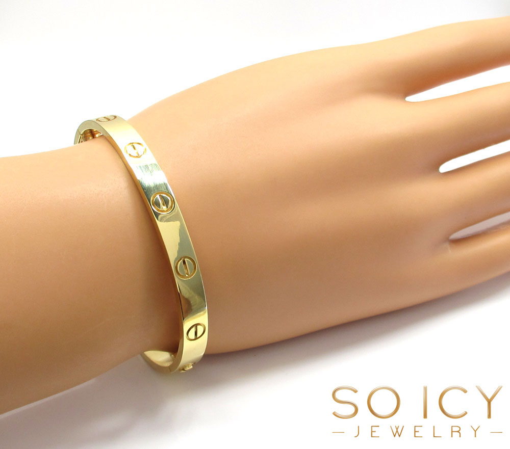 gold filled cartier love bracelet