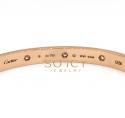 18k pink gold cartier love bracelet 17cm