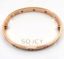 18k pink gold cartier love bracelet 17cm