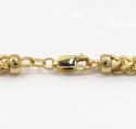 10k yellow gold hollow xl franco chain 20-40 inch 5mm