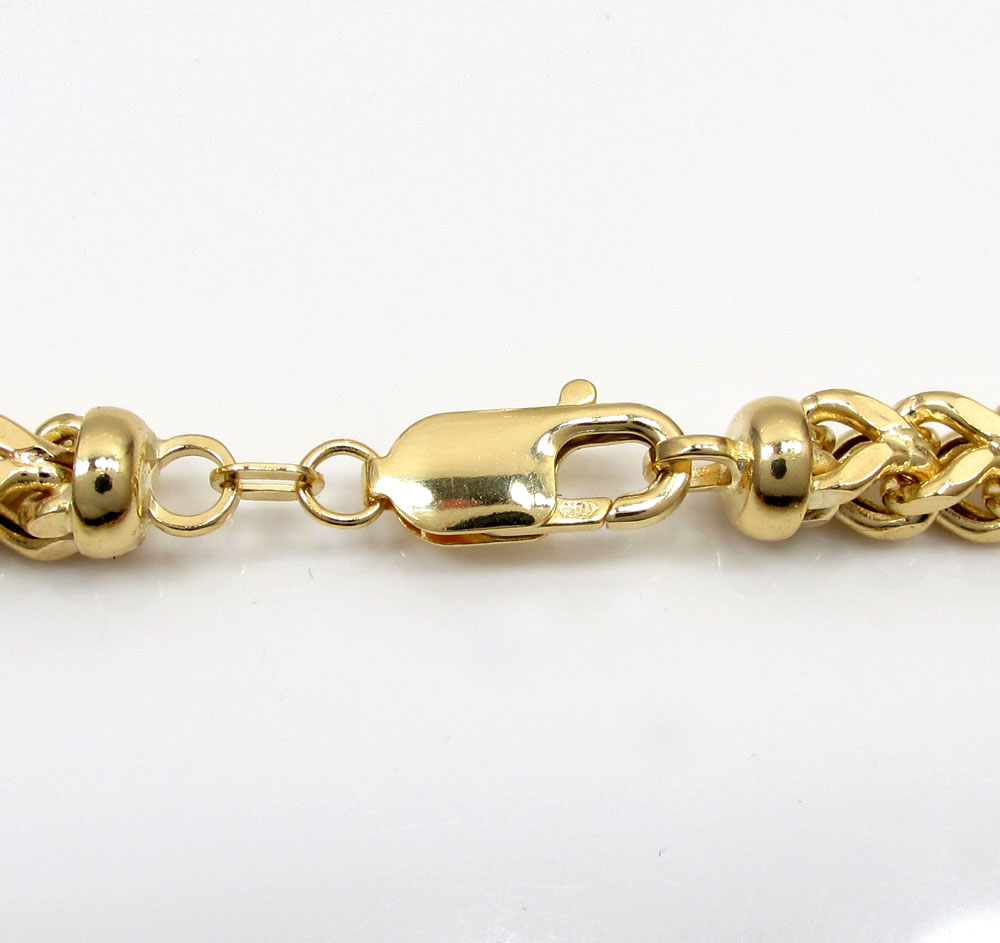 10k yellow gold hollow xxl franco chain 20-34 inch 6mm