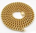 10k yellow gold hollow xxl franco chain 20-34 inch 6mm