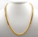 10k yellow gold hollow xxl franco chain 20-34 inch 6mm