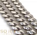 10k white gold solid xl miami chain 22-26 inch 10.5mm