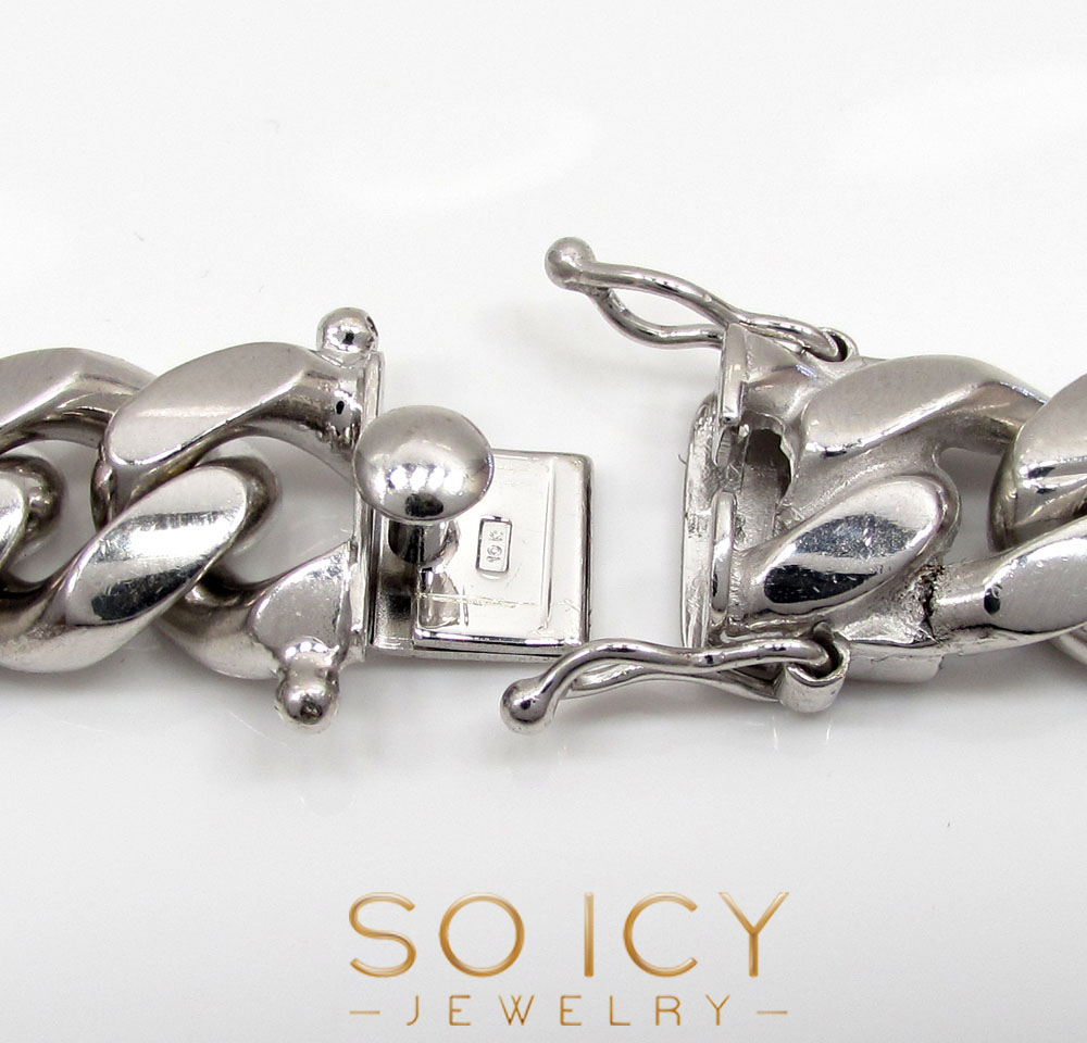 22 inch 10k white gold chain Clearance