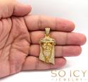 14k yellow gold vs diamond thorn crown jesus piece pendant red diamond tears 3.31ct