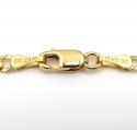 14k yellow gold solid cuban chain 18-24 inch 3mm