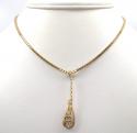 14k yellow gold lacrosse stick pendant