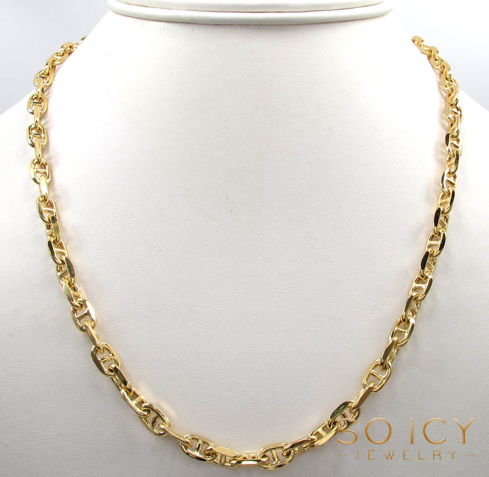 puffed mariner chain necklace