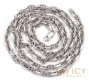 14k gold puffed mariner chain 24-36 inch 5mm 