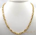 14k gold puffed mariner chain 24-36 inch 5mm 