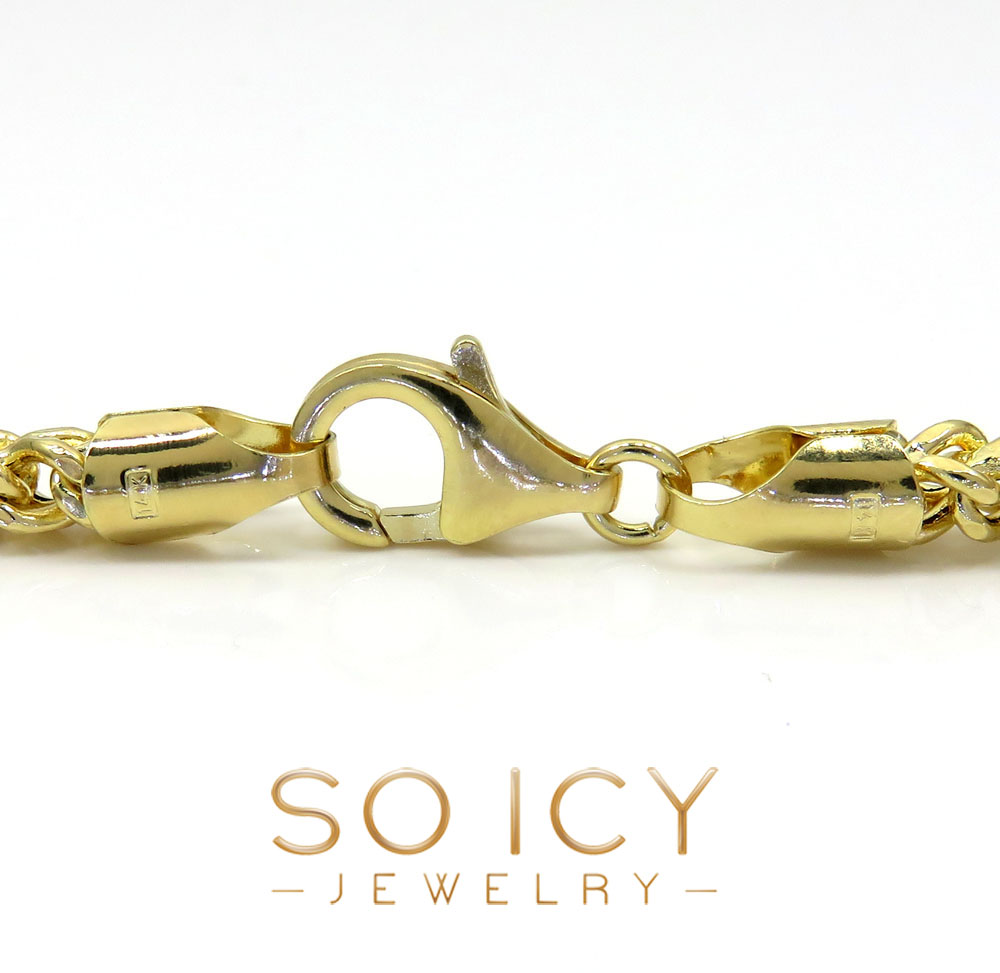 14k gold hollow box franco chain 20-30 inch 2.5mm - Image 4