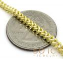 14k gold hollow box franco chain 20-30 inch 2.5mm