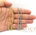 14k gold hollow box franco chain 20-30 inch 2.5mm