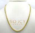 14k gold hollow box franco chain 20-34 inch 3.5mm