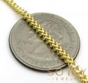14k gold hollow box franco chain 18-30 inch 2mm