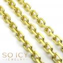 10k yellow gold solid cable chain 24-30 inch 2.80mm