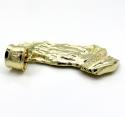 10k yellow gold small praying hands pendant 