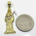 10k two tone gold medium grim reaper pendant 