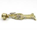 10k two tone gold medium grim reaper pendant 