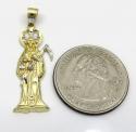 10k two tone gold small grim reaper pendant 
