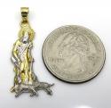 10k yellow gold small saint lazarus of bethany pendant
