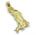 10k yellow gold small saint lazarus of bethany pendant