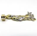 10k yellow gold small saint lazarus of bethany pendant