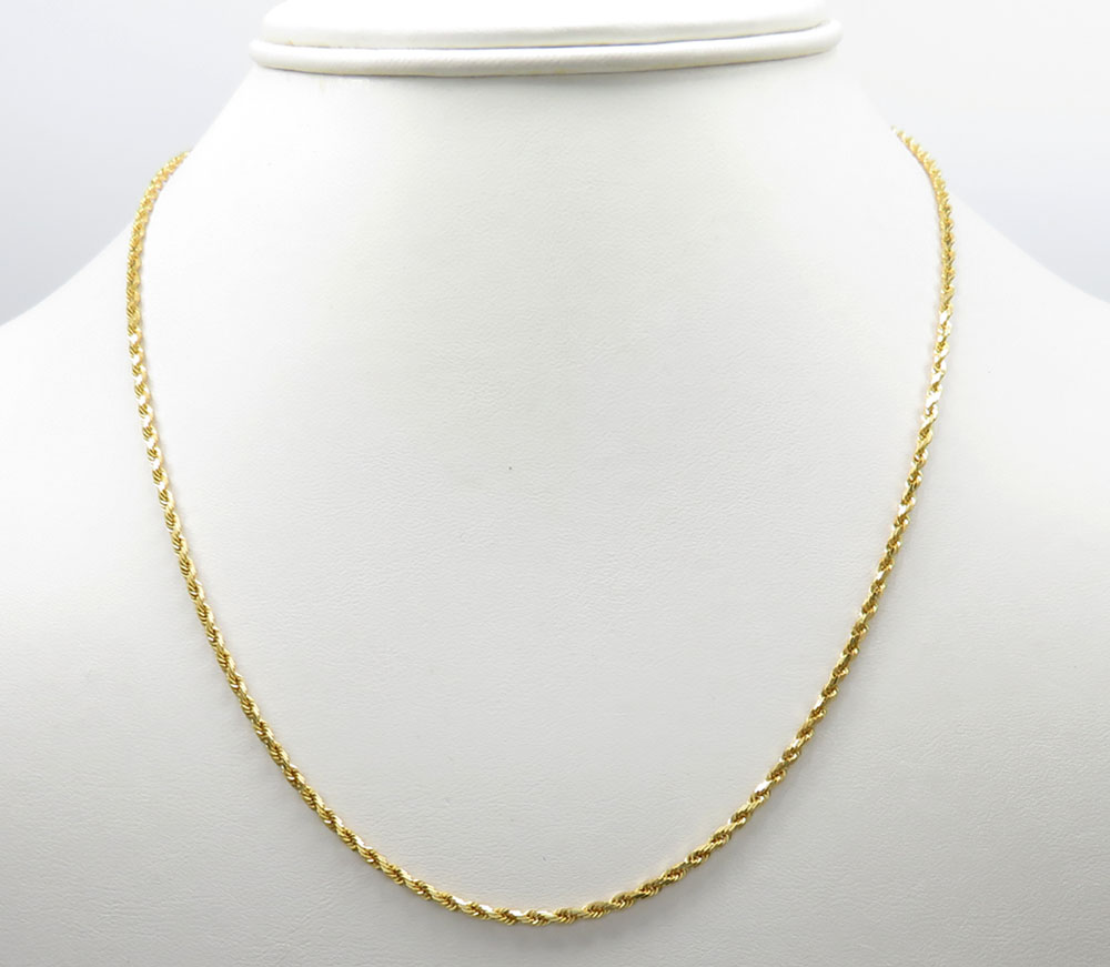 Gold rope chain 24 inch Clearance