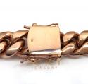 10k rose gold kilo miami chain 30 inch 22mm wide 