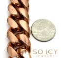 10k rose gold kilo miami chain 30 inch 22mm wide 