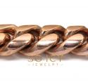 10k rose gold kilo miami chain 30 inch 22mm wide 