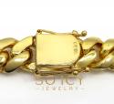 10k yellow gold big miami chain 30 inch 16mm wide