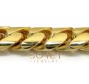 10k yellow gold big miami chain 30 inch 16mm wide
